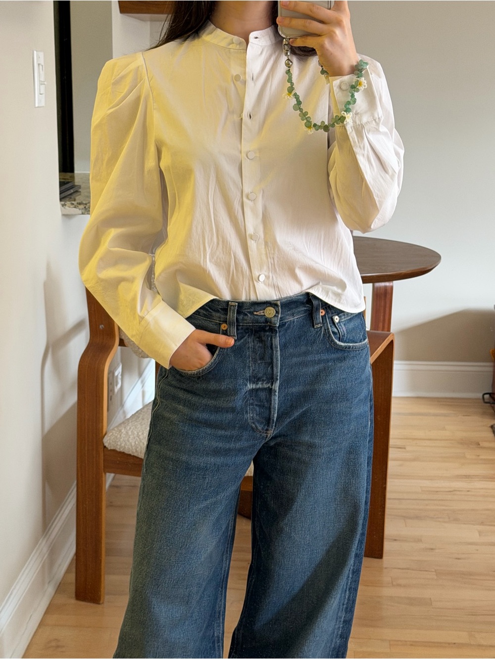 Madewell Classic White Button Down Shirt